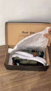 FOOTCONCEPT - Sandal Kasual Pria Wanita Keren Kekinian Sendal Outdoor Healing Vlx Lulue Army 36-44