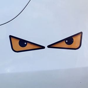 Motorcycles Helmet Electric Vehicles Devils Eyes Stickers Reflective Decorative Sticker Car Sticker