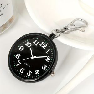 New Luminous Quartz Pocket Watch Men Women Keychain Clock With Battery Fashion Nurse Watch Vintage Student Doctor Pocket Watch