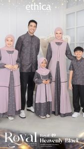 Ethica ROYAL 49 HEAVENLY BLACK Sarimbit Keluarga Terbaru Lebaran 2025