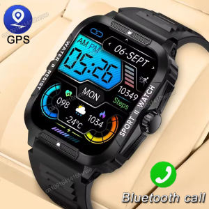 Smartwatch 1.96" AMOLED Screen GPS Track NFC Smart Wartch Bluetooth Calls Health Monitoring Sports Waterproof Men Women 2025 New