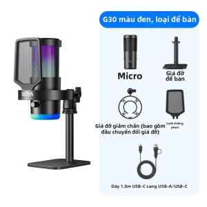BOYA | Micro Để Bàn Giảm Ồn