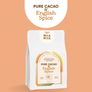 Mill Mill Cacao + English Spice คาเคาผมสเครื่องเทศ 5 ชนิด Mill Mill Pure Cacao คาเคาบริสุทธิ์ 100% โกโก้ ชงดื่ม คาเคา คีโต  Daddys Antique Bakery