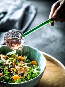 Long Handle Glass Oil Pouring Spoon Sharp Tip Spatula Kitchen Home Use Oil Dipping Pot Hot Pot Special Oil Spoon