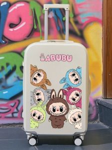 2025 Womens Ultra-Light 24 Inch Carry-On Suitcase Large Capacity Password Lock Rechargeable Handle Travel Bag Handbag