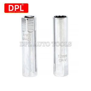 3/8" Drive 12mm Spark Plug Socket 12 Point Deep Thin Wall Design