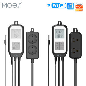 MOES | MOES WiFi Smart Thermostat Plug Tuya Digital Temperature Controller for Heating & Cooling Smart Life App