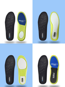 ซูม Air Cushion Shock Absorption Insoles Poron โช้คอัพแผ่นคาร์บอน Anti-twist บาสเกตบอลชายวิ่ง Professional กีฬารองเท้า Insoles