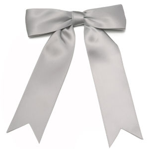 5pcs/lot 4cm Korea Style Hand Tied Polyester Satin Ribbon Bows Long Streamer Bow for Gift Box Wrapping Wedding Party Decoration