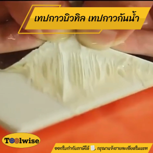 เทปกาวกันน้ำ เทปกาวบิวทิลกันรั่ว กันน้ำ ซ่อมหลังคา รอยแตกร้าว ทนแดดทนฝน ยาว 5 เมตร (หลายขนาด)