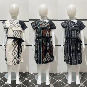 baju anak drees anak motif terbaru tenun etnic ALAIKA OUTFIT