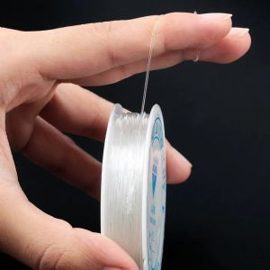 0.4-1mm Elastic String Stretchy Bracelet String Crystal String Bead Cord for Bracelet Beading and Jewelry Making