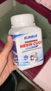 KLINBOS Serbuk Pembersih Mesin Cuci Antibakteri - Wasing Machine Cleaner 500 gram