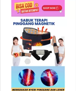 Alat Terapi Pinggang Pegal Pemanas Koyo Nyeri Otot Tourmaline Magnetik