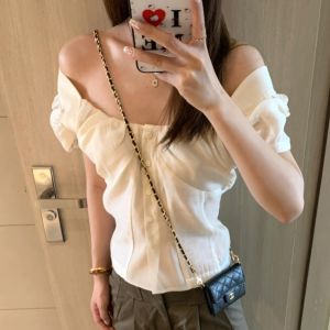 VKSOD | ชุดเสื้อเชิ้ตแขนสั้นคอเหลี่ยมเอวสูงแฟชั่นฤดูร้อนสำหรับผู้หญิง ชุดสองชิ้น ชุดกระโปรงขากว้าง ชุดทำงาน ชุดทำงาน ชุดทำงาน