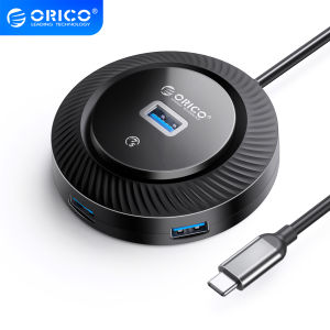 ORICO Type C USB 3.0 2.0 HUB With 5V2A Power Port SD TF Card Reader Audio 5Gbps OTG Data Splitter For PC Computer Accessories