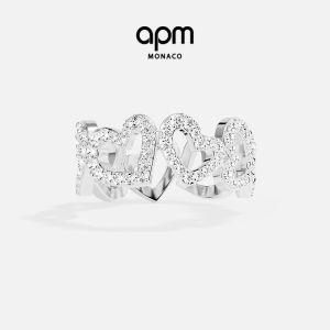 Hollow Heart Design Ring