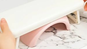 Foldable Nail Art Hand Pillow ABS Nail Hand Rest Pillow Acrylic Nails Cushion Hands Holder Hand Rests Stand Manicure Accessories Tool