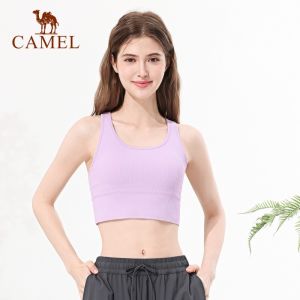 Áo ngực nữ Quần tập Yoga thoải mái chống sốc tập luyện thể thao Camel