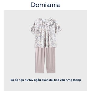 DOMIAMIA | Bộ Đồ Ngủ Nữ Nhẹ Mát