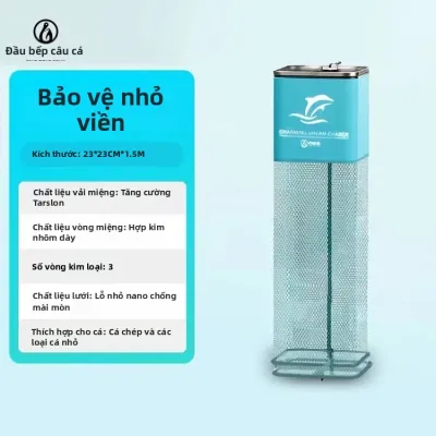 Vỏ Bảo Vệ Cá Nhỏ Vỏ Đựng Cá Khô Nhanh Lưới Đựng Cá Nhỏ Lưới Vuông Nhẹ Cho Câu Cá Ngoài Trời