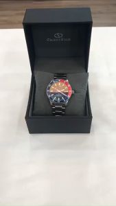 Đồng hồ cơ nam Orient Star Watch Sport RE-AU0306L00B phiên bản giới hạn máy automatic dự trữ năng lượng tích cót tự động mặt kính sapphire chống xước chống nước 20 ATM dây thép đeo tay thể thao bơi lặn cao cấp chính hãng