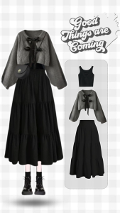 Setelan Wanita One Set 3in1: Desain Gaya Modern