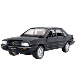 1:24 Scale VW Santana Alloy Car Model Diecast Car Sound Light Car Lovers Collection Kids Birthday Gift Metal Boys Toys