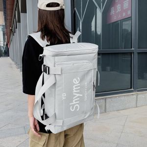 New Fashion Casual Sports Climbing Bag Mens Large Capacity Travel Backpack Superduang Modern Neutral Style Polyester Lining