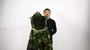 【การประกันคุณภาพ】เสื้อผ้าเสื้อผ้าผึ้งครึ่งผึ้งระบายอากาศได้เสื้อผ้าผึ้งป้องกันการเลี้ยงผึ้งเอวระบายอากาศได้แบบมืออาชีพ