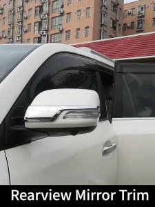 For Toyota Land Cruiser Prado 150 LC150 J150 2010-2023 Rearview Mirror Cover Trim Exterior Decoration Strip Upgrade Accessories