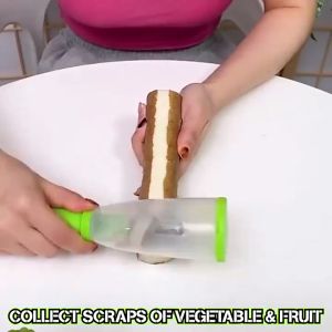 Remove Peel Knife Storage Peeler with Trash Handy Vegetable Peeler  Fruit Scraping Peel Graters Fast带收纳盒储存式削皮刀