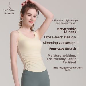 FANMEIREN | Sleeveless Yoga Top for Pilates and Yoga