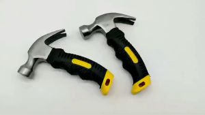 Mini Portable 8oz Claw Hammer Multi-Function Small Claw Hammer Trp Handle High Carbon Steel Hammer