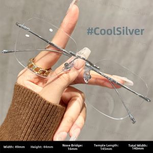 Chuming | Ultra Light Titanium Frame Borderless Eyeglasses