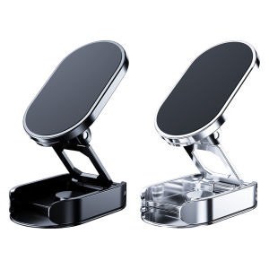 JOCESTYLE Magnetic Folding Mobile Phone Stand Foldable Car Navigation Holder Smartphone Mobile Stand for Car Dashboard