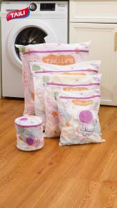 TAILI Upgrade Antibacterial Mesh Laundry Bags With Zipper Garment Clothing Washing Bags for Lingerie Socks Laundry Travel Storage Organize Bag
