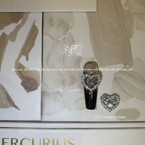 Saturn Color Preservation Butterfly Knot Heart Shaped Zircon Nail Art Decorations Chinese Brand NPCREW Normal Specification