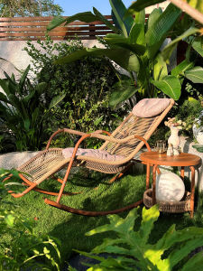 MEIQI | Reclining Lounge Chair for Indoor and Outdoor Use