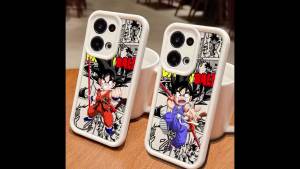 Ốp Điện Thoại D-Dragon Ball Son Goku Cho Xiaomi 17/15/15T/14/14T POCO X7/X6/M8/M7/M6/F8/F7 Pro Plus Có Dây Đeo Mắt Thang Dây TPU Mềm Cover Funda