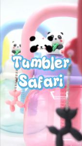 Botol Gemoy Karakter Panda Lucu 800mL