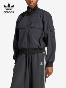 adidas | Áo Khoác Cổ Đứng Đơn Giản Thời Trang Nữ