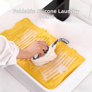 ZHENMIAO | Anti-slip Fixed Foldable Thickened Silicone Small Laundry Board