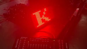 Ipoh Stock/ LED Stage Light DMX Control 1000W RGBW Full Color English & Number atomic Led Strobe Light for DJ/ Club/ Party/ Stage