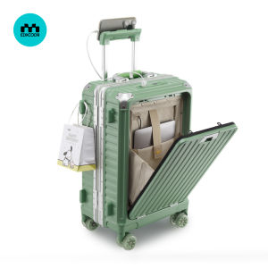 Aluminum Frame Carry-On Suitcase 24 Inch Fashionable Hardshell for Men And Women Travel Luggage with TSA Password Lock