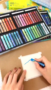 12/25/50Oil pastel set oil-based colored pencil set suitable for doodling painting and sketching oil pastels