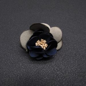 Fashionable Floral Fabric Brooch Pin Simple Shirt Sweater Dress Chiffon Button Accessory Korean Style Plant Floral Womens Jewelry