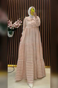 Gamis Vanessa Cringkle Premium//Gamis Busui//by Aqila