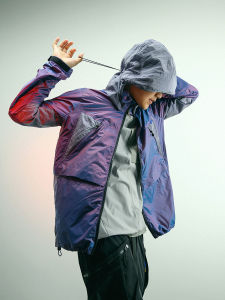 Reindee Lusion Outdoor Breathable Waterproof Jacket Thin Lightweight Skin-Close Outerwear UPF50+ Sun Protection Youth Fashion