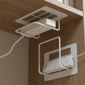 Wall Mounted Router Rack Non Drilling Placement Socket holder Fixture Multi-purpose Storage Rack Placement Socket holder
